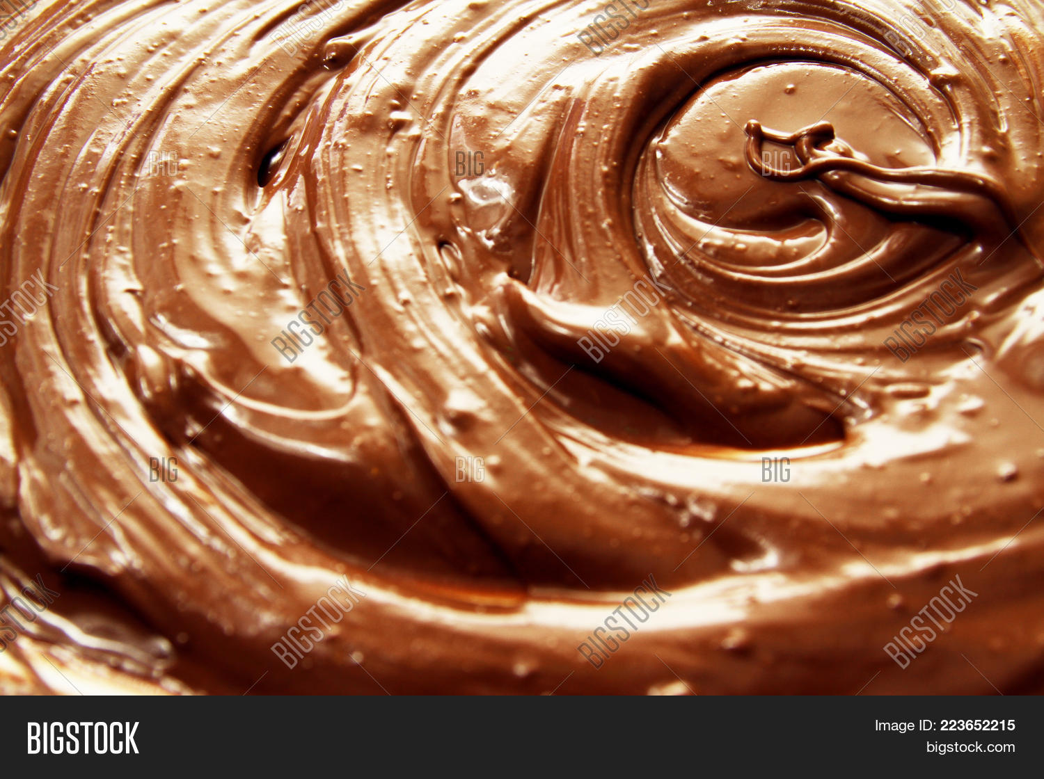 Melted Chocolate Image Photo Free Trial Bigstock