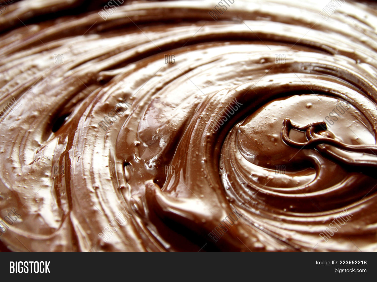 Melted Chocolate Image Photo Free Trial Bigstock