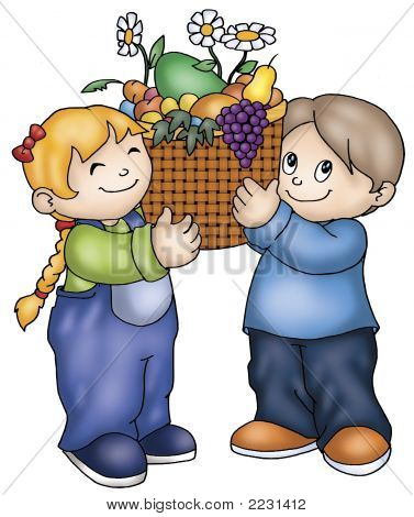 Cesta de frutas