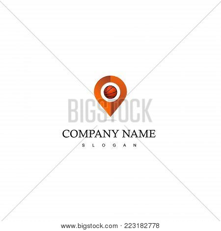 Basketball Field Spot Icon , Basketball Logo Design For Website