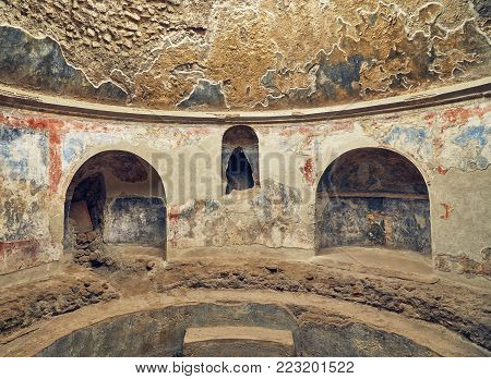 Stabian Baths Pompeii, Italy