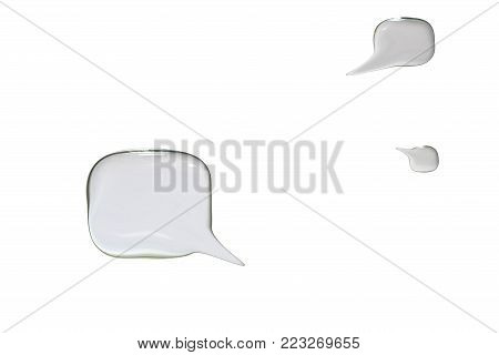 Three gray text boxes isoalted over a white background.