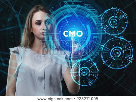 The Concept Of Business, Technology, The Internet And The Network. A Young Entrepreneur Working On A