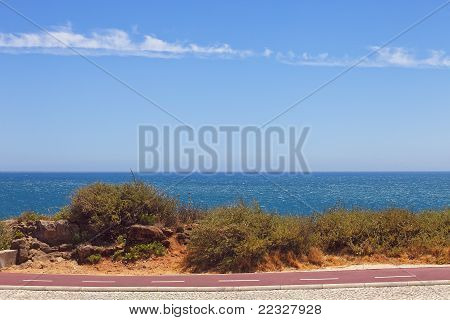 Cycleway na pobřeží Atlantiku