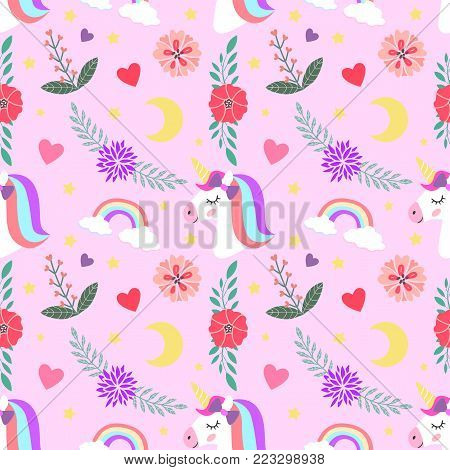 Cute Unicorn Vector Photo Free Trial Bigstock