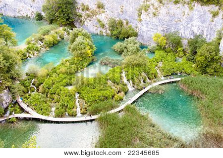 UNESCO, Plitvicka jezera - Chorvatsko