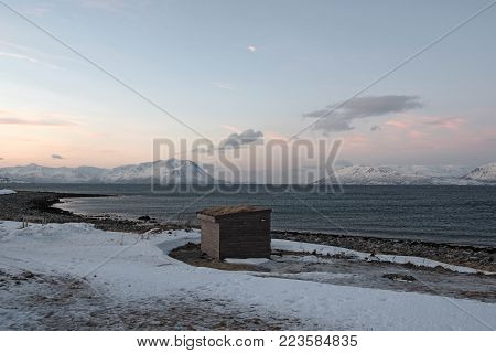 View of the Ullsfjorden in the municipality of Lyngen, Norway