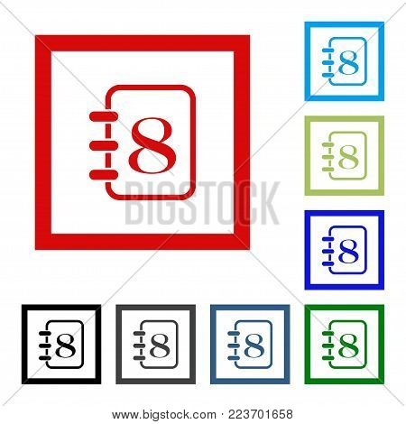 Calendar Icon in trendy flat style. Calendar symbol for your web site design, logo, app, UI. Vector illustration, EPS10.