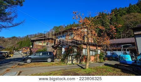 Shirakawa-go Historic Village In Gifu, Japan
