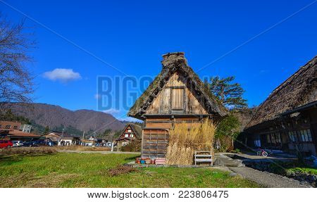 Shirakawa-go Historic Village In Gifu, Japan