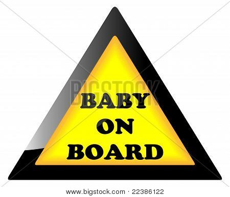 Baby aan boord van teken