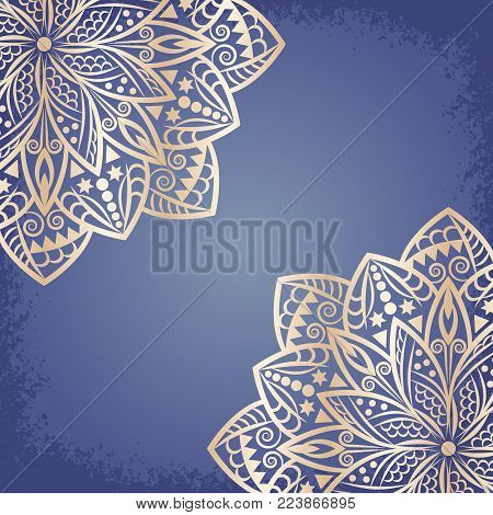Mandala Gold Background