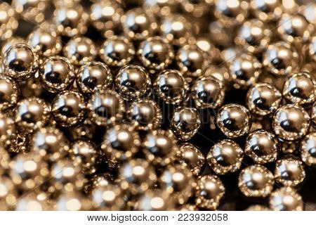 Abstract With Small Steel Balls