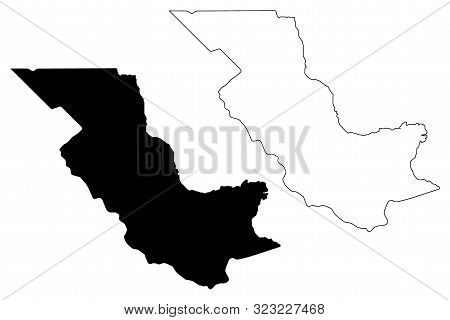 Oro Province (independent State Of Papua New Guinea, Png, Provinces Of Papua New Guinea) Map Vector 
