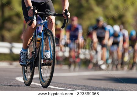group of cyclist