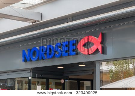 Wolfsburg, Germany - June 8, 2019: Nordsee Sign And Logo. Nordsee Is A German Fast-food Restaurant C