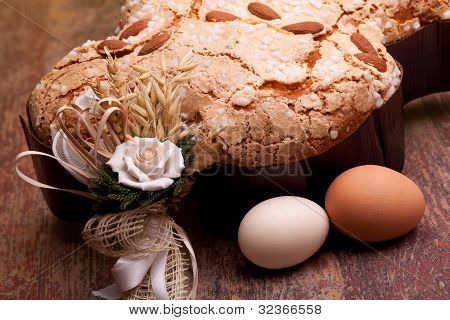 Colomba und Eier