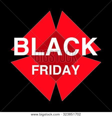 Black Friday Special Offer Poster Shopping Prize Tags With Text Holiday Promotion Concept Horizontal