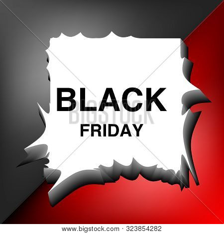 Black Friday Special Offer Poster Shopping Prize Tags With Text Holiday Promotion Concept Horizontal