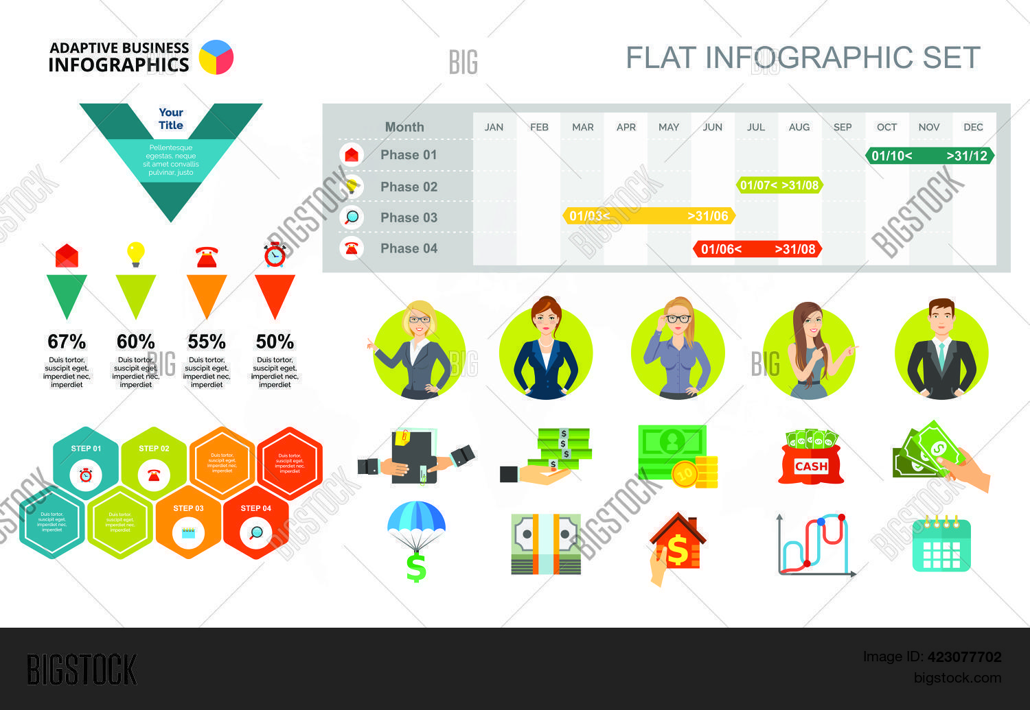 Timelines Financial Math Financial Timeline Vector & Photo (Free Trial) | Bigstock