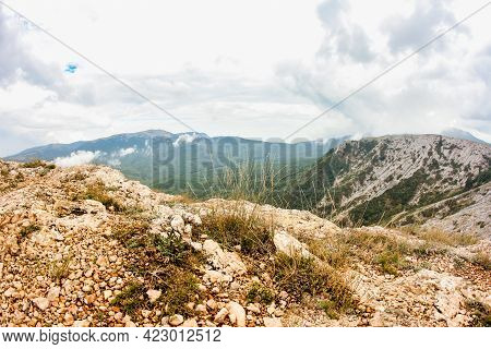 Mountainous Region Of Crimea.
Mountain Range Chatyr-dag In Crimea.