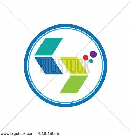 Modern Logo Concept Design For Fintech And Digital Finance Technologies