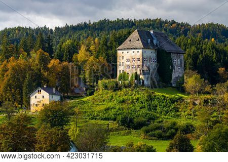 Moosburg castle in Carinthia, Austria