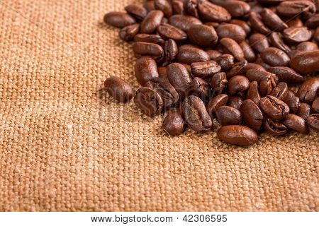 Coffee Cup And Beans