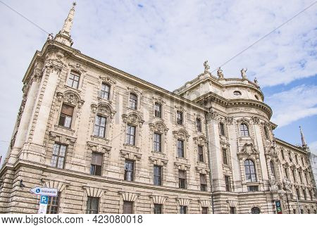 District Court Palace Of Justice In Munich - Munich, Germany - June 03, 2021 - Munich, Germany - Jun
