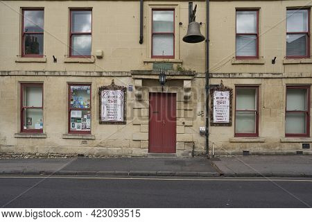 Bath, United Kingdom - June 8, 2021: Historic Public House In Walcot Street In The World Heritage Ci
