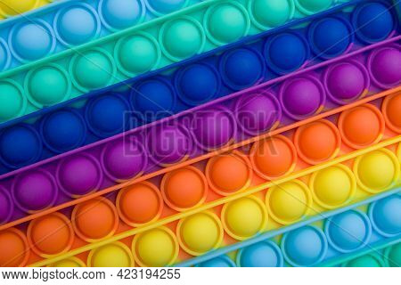 Clus Up Colorful Trendy Antistress Sensory Toys Fidget Push Pop It Texture