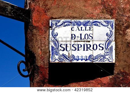 Pianta e un muro In Calle De Los Suspiros