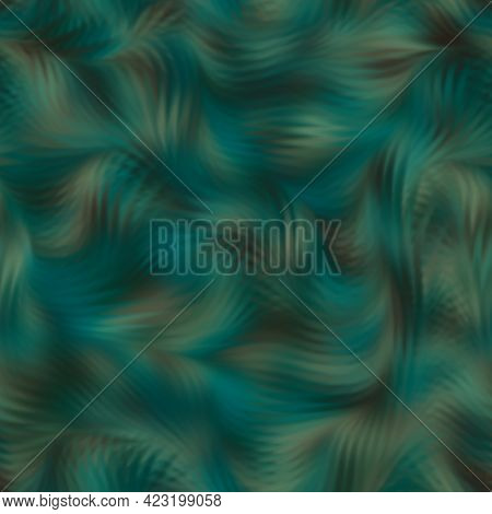 Seamless Flowing Faux Fur Procedural Noise Pattern For Print.