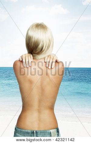 am Strand