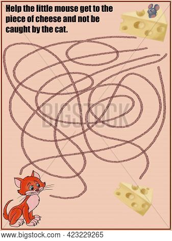 Mindfulness Task. Digital Art. Childrens Puzzle.attention Game.