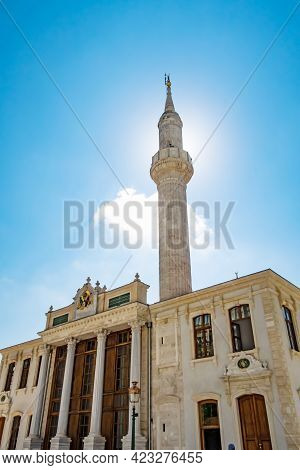 Tesvikiye,istanbul,turkey-june 10,2021. Exterior View From The Historical And Restored Tesvikiye Mos
