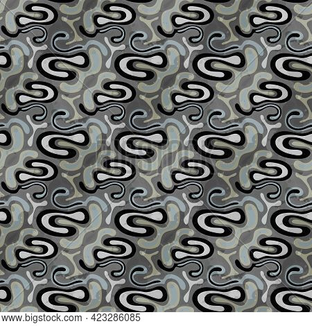 Color Abstract Ethnic Seamless Pattern In Graffiti Style With Elements Of Urban Modern Style Bright 