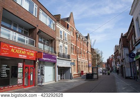 Views Of The Shopping Precinct In Maidenhead, Berkshire In The Uk, Taken On The 30th March 2020
