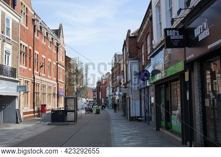 Views Of The Shopping Precinct In Maidenhead, Berkshire In The Uk, Taken On The 30th March 2020