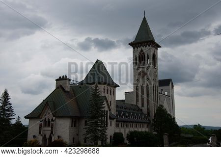 Benedictine Monastery In The Estrie Region, In Quebec, Canada