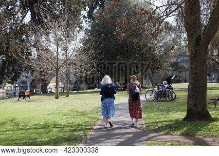 Bridge Gardens In Maidenhead, Berkshire In The Uk, Taken On The 30th March 2021