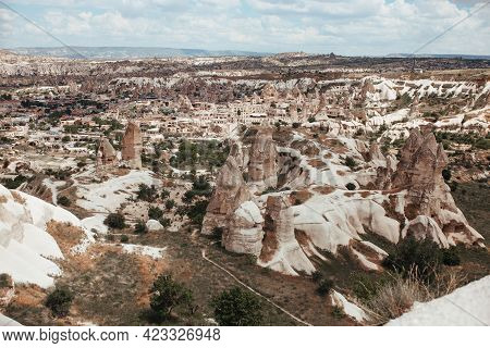 Cappadocia Goreme Village Dove Valley, City In The Mountain