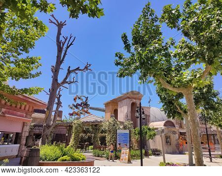 Belek, Antalya, Turkey - May 15, 2021: The Land Of Legends Theme Park In Belek.