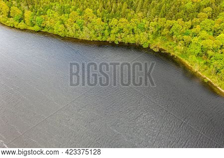 Aerial View Of Glencar Lough In Ireland