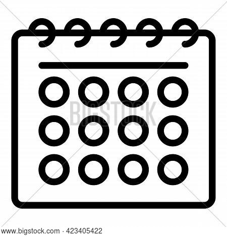 Event Planner Invite Icon. Outline Event Planner Invite Vector Icon For Web Design Isolated On White