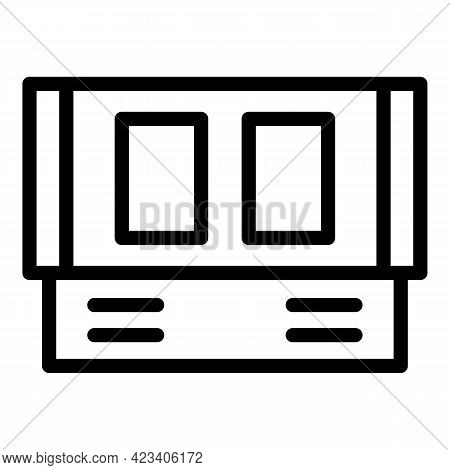 Taximeter Driver Icon. Outline Taximeter Driver Vector Icon For Web Design Isolated On White Backgro