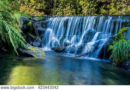 New Zealand Is A Wonderful Country Of Rivers And Stream That Flow Through Native Bush Like This One.