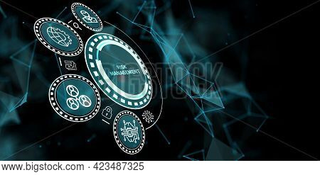 Risk Management And Assessment For Business Investment Concept. Business, Technology, Internet And N