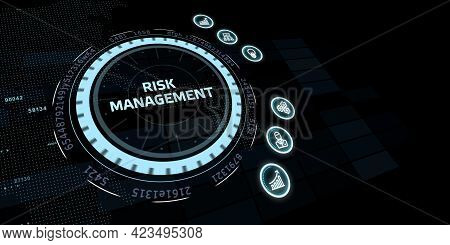 Risk Management And Assessment For Business Investment Concept. Business, Technology, Internet And N