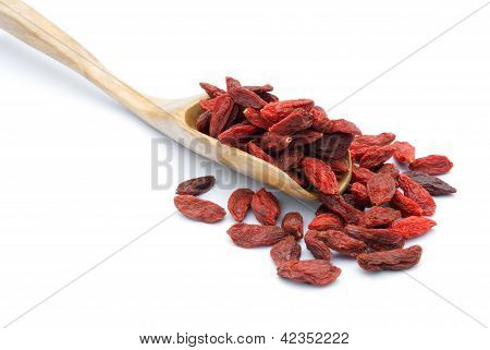 Fructus Lycii na drewniane Spoon(wolfberry)